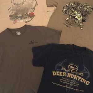 Bundle of 4 Men’s vintage hunting shirts